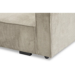 Acheter Palozi Sofa Fauteuil convertible en velours côtelé Clivia - Beige