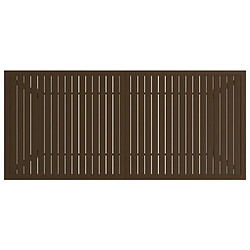 Avis vidaXL Table de jardin Marron 190x80x72 cm Acier