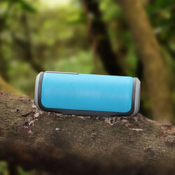 Avis Wewoo Enceinte Bluetooth étanche bleu Haut-Parleur Stéréo 4.0 Étanche, avec Micro Intégré, Support mains-libres & Aux-in & Carte TF & NFC & FM & MP3, Distance Bluetooth: 10m