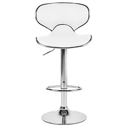 Acheter Beliani Tabouret de bar Set de 2 Cuir PU Blanc CONWAY