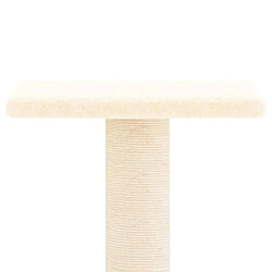 Acheter Arbre à chat avec griffoirs,niche pour chat en sisal crème 73 cm -MN40538