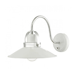 Luminaire Center Applique murale Liden blanc et chrome poli 1 ampoule