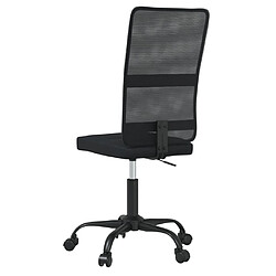 Maison Chic Chaise Gaming | Chaise de bureau Ergonomique Fauteuil noir tissu en maille -GKD23025 pas cher