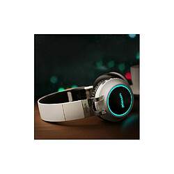 Universal P60 led clignotant couleur bluetooth casque et micro assistance carte tf gratuit appel blanc