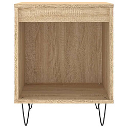 Maison Chic Lot de 2 Tables de chevet - Tables de Nuit chêne sonoma 40x35x50 cm bois ingénierie pas cher