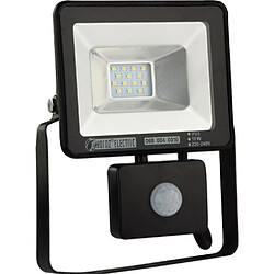 HOROZ ELECTRIC Projecteur à LED extra plat avec détecteur 10W IP65 6400K Dim. 186x150x62mm