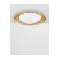 NOVA LUCE Plafonnier ZANO Feuille d'Or LED 28 W