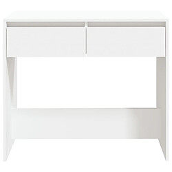 Acheter vidaXL Table console Blanc 89x41x76,5 cm Acier