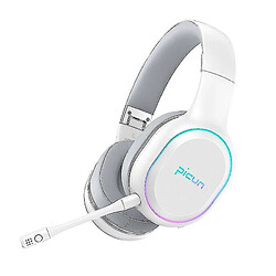 Universal P80-XH bluetooth casque de jeu, casque sans fil double lecteur pour téléphone uniquement, câble 3,5 mm @ 