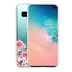 Avis Coque Samsung Galaxy S10 360 intégrale transparente Roses roses Ecriture Tendance Design Evetane.