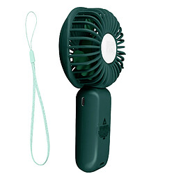 LinQ Mini Ventilateur Portable Silencieux Affichage LED et Lampe intégrée Vert