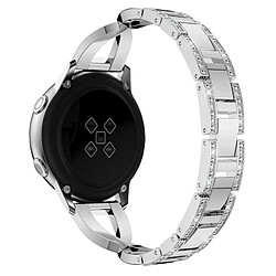 Acheter Wewoo Bracelet de montre en acier inoxydable forme X avec pour Galaxy Watch Active 20mm (Argent)