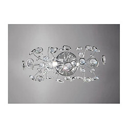 Luminaire Center Applique murale Savanna avec interrupteur 2 Ampoules chrome poli/cristal Coloris : chrome poli Largeur en Cm : 33 Hauteur en Cm : 15 Profondeur en Cm : 21 Poids en Kilos : 0,8 Nombre d'ampoules : 2 Type d'ampoule : G9 Puissa