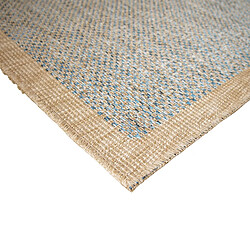 Avis Thedecofactory JUTA FLAT RECNAT - Tapis de couloir effet jute naturel denim 80x150