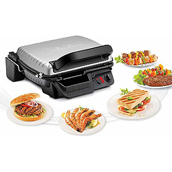 Tefal grill électrique avec température réglable 2000W Noir Acier Inoxydable