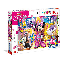 Clementoni-Clementoni-26443-Supercolor Collection-Minnie Happy Helpers-60 Maxi pièces, 26443, Multicolore 