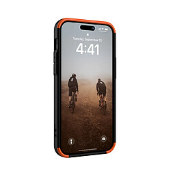 Urban Armor Gear UAG Civilian Housse Compatible avec Apple iPhone 14 Pro Max [Wireless Charging Compatible Cover, Résistante aux Chutes, Protection de l'écran grâce au Bord surélevé] Noir pas cher