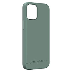 Coque iPhone 12 Mini Recyclable Just Green Vert