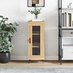 Maison Chic Buffet,Meuble de Rangement,commode pour salon,Cuisine Chêne sonoma 34,5x34x90 cm Bois d'ingénierie -MN54747