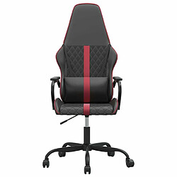 Avis Maison Chic Chaise Gaming | Chaise de jeu de massage Ergonomique | Chaises de Bureau rouge bordeaux et noir similicuir -GKD86045