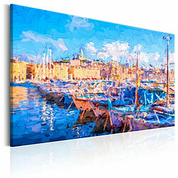 Paris Prix Tableau Imprimé Blue Port 40 x 60 cm