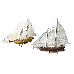 1/130 1/120 échelle En Bois Voilier Modèle Kit Harvey Bateau Puzzle Pour Enfant Adulte