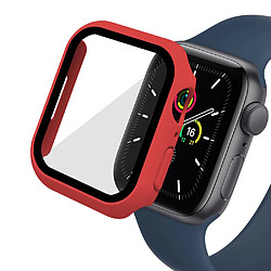 Enkay Coque en TPU caoutchouté 2-en-1 rouge pour votre Apple Watch Series 7 41mm