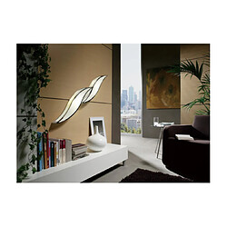 Luminaire Center Applique murale Sintesys Chrome poli, blanc