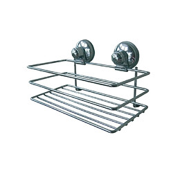 Msv Etagere de bain super ventouses