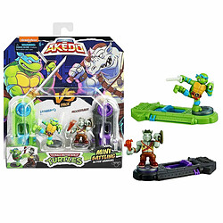 Figures de combat Teenage Mutant Ninja Turtles Legends of Akedo: Leonardo vs Rocksteady