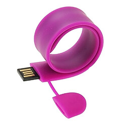 Avis Wewoo Clé USB Violet Bracelet USB en silicone avec mémoire flash de 16 Go