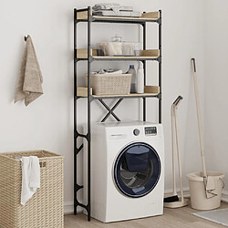 vidaXL Étagère de lave-linge chêne sonoma 67x25x163 cm bois ingénierie