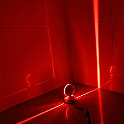 Wewoo Applique murale LED Demi-cercle porte cadre couloir fenêtre mur Spotlight lumière rouge