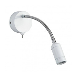 Searchlight Applique avec liseuse Led Adjustable Métal blanc 1 ampoule 24cm