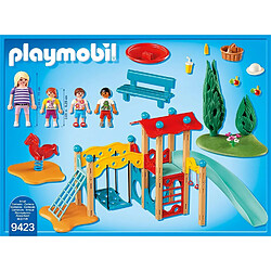 Playmobil® PLAYMOBIL 9423 Family Fun - Pleine de jeu avec toboggan