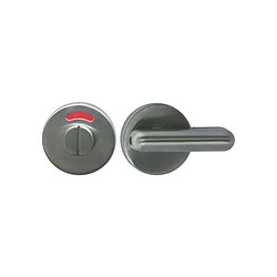 Serrure cabine pour portes et dormants alignés - inox 304 brossé mat