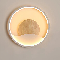 Stoex Applique Murale D'Intérieur À Led Lampe Murale Moderne Applique Murale Ronde Pour Salon, Chambre À Coucher, Couloir, Escaliers, Blanc Chaud, Blanc 