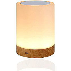 BESTA Lampe de chevet à LED, lampe de table d'ambiance à intensité variable pour salon de chambre à coucher, veilleuse portable 5 couleurs avec lumière blanche chaude 2900-3200K et cadeaux changeants de couleur pour enfants/adultes