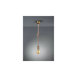 TRIO LIGHTING Suspensions Rope Laiton Fumé 1x60W E27 