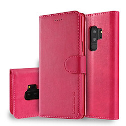 Etui en PU rose pour Samsung Galaxy S9 Plus 