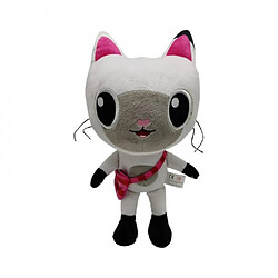 Universal Peluche kawaii rap pour maison de poupées, chat, dessin animé, doux, joli, cadeau anniversaire ou Noël pour les enfants(Gris)