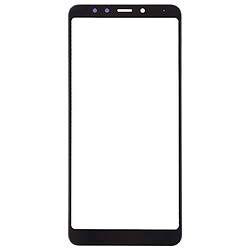 Wewoo Écran avant lentille en verre pour Xiaomi Redmi 5 noir