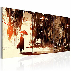 Paris Prix Tableau Imprimé City in the Rain 60 x 120 cm 