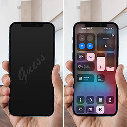 Avis Guess Maroquinerie Vitre iPhone 12 et 12 Pro Guess Noir