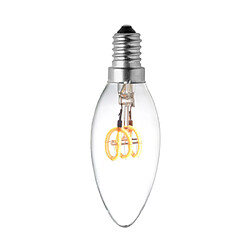 Magneticland Lampe Ampoule E14 LED Filament Spirale Verre Clair 