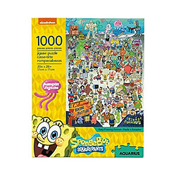 AQUARIUS Spongebob Squarepants Puzzle (Puzzle 1000 piAces) - Marchandises et objets de collection Spongebob sous licence officielle - Sans Ablouissement - Ajustement prAcis - Pratiquement pas de poussiAre de puzzle - 20 x 28 pouces