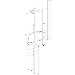 Locinox VERROU DE SOL VERROUILLABLE D 20MM ARGENT