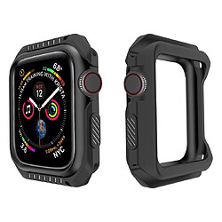 Wewoo Étui de protection bicolore antichoc Smart Watch pour Apple série 338 mm noir 