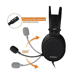 Universal Chef de casque de casque de casque de cerveau avec des oreilles de micro (noir) pas cher