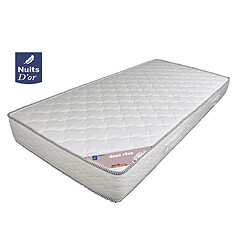 Nuits D'Or Doux rêve Matelas 140x190 Densité 30 Kg/m3 - Hauteur 18 Cm - Soutien Ferme + Protège Matelas OFFERT 